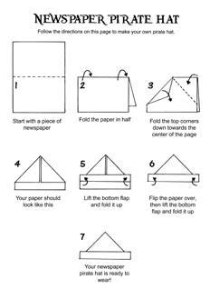 Origami ideas: Paper Origami Hat Step By Step