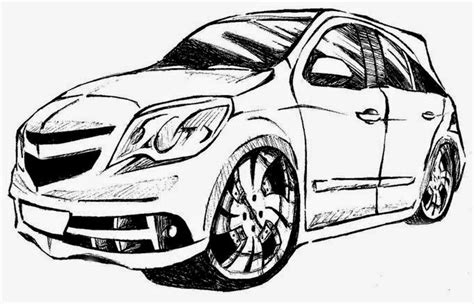 Imagens De Desenhos De Carros Tunados Para Colorir