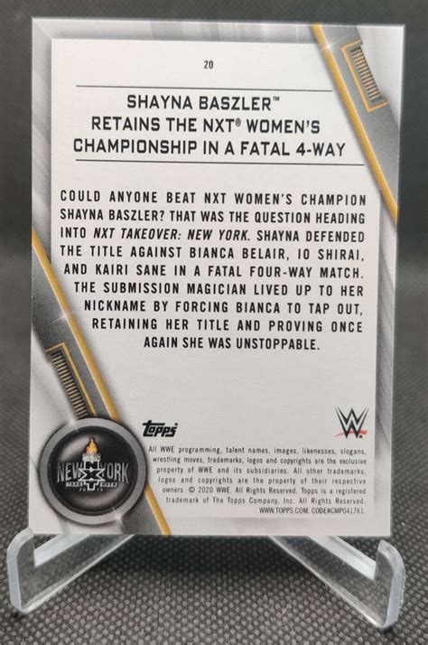 Topps Wwe Women S Division Nxt Shayna Baszler For Sale