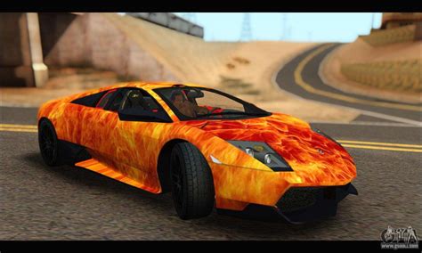 Lamborghini Murcielago In Flames For Gta San Andreas