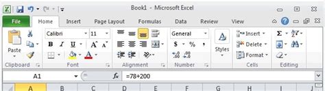 Fungsi Menu Bar Pada Microsoft Excel 2007 2010 2016