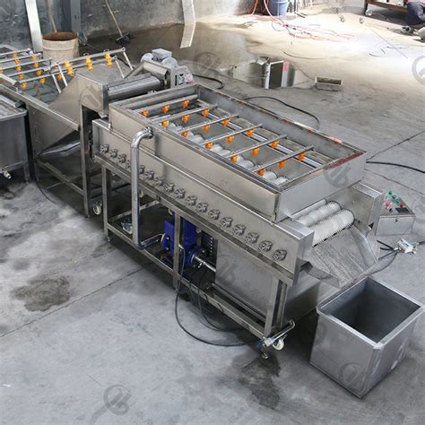 High Pressure Potato Carrot Cassava Washer For Factory Potato Washing