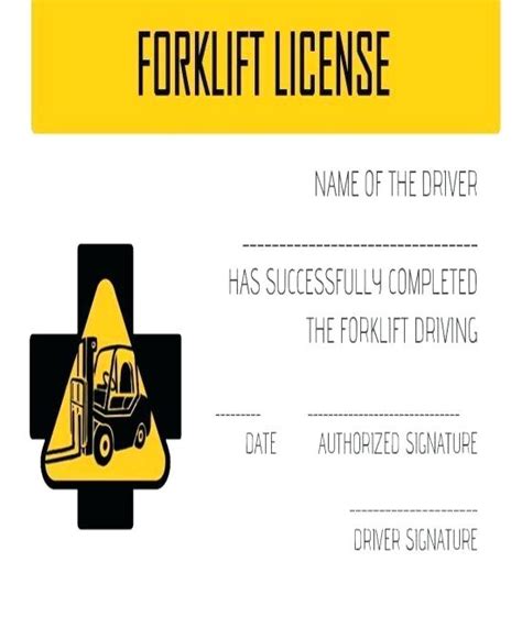 Forklift Certification Template TEMPLATES EXAMPLE