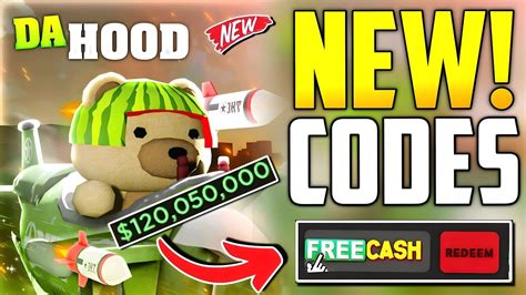 ⚠️august Codes⚠️da Hood Redeem Codes 2023 Da Hood Codes 2023 Da