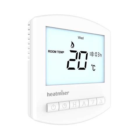 Underfloor Heating Programmable Thermostat Heatmiser Slimline V4 The Underfloor Heating Site