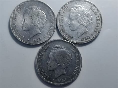 Regno Di Spagna Alfonso Xiii Pesetas Catawiki