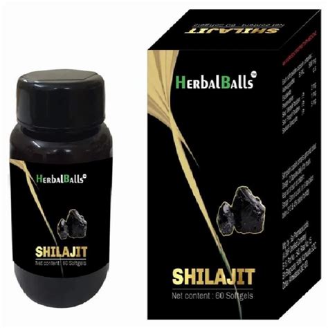 Herbal Balls Shilajit Softgel Capsules At Rs 950 Bottle Shilajit