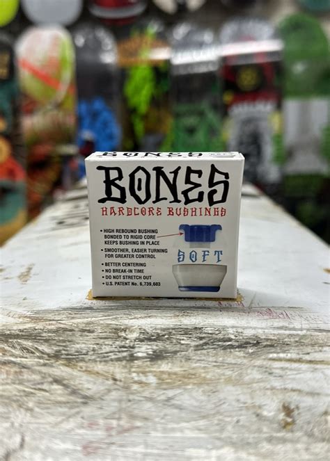 BONES Hardcore Bushings White Hilltop Skateshop