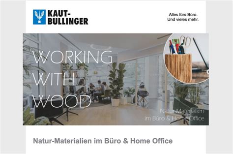 Kaut Bullinger Bewirbt Working With Wood