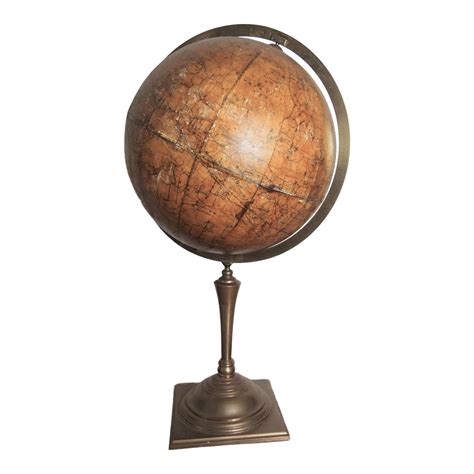 Celestial Globe With Brass Meridian | Chairish