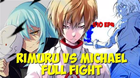 Rimuru Vs Michael Full Fight Tensei Shitara Slime Datta Ken Season 10