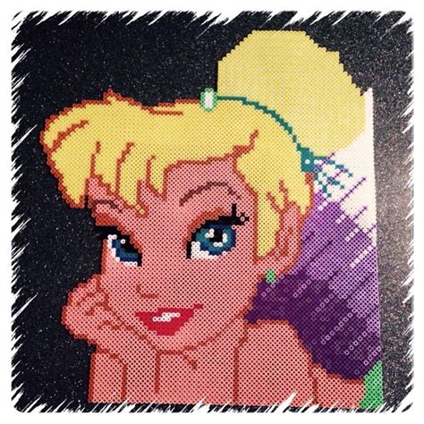 Tinker Bell Hama Perler Art By Arendel Perler Bead Disney Perler