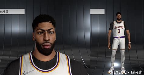 Nba K Anthony Davis Cyberface Hair And Body Model Current Look By