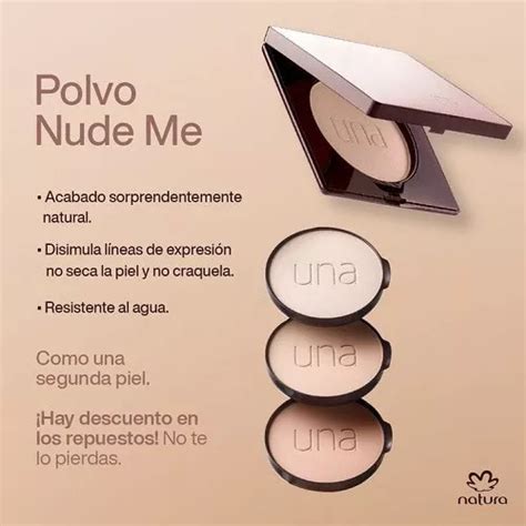 Repuesto Polvo Compacto Nude Me G Una Natura Tono A Elegir Meses