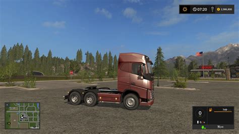 Volvo FH16 750 SHORT WHEELBASE V1 0 Truck Farming Simulator 2022 Mod