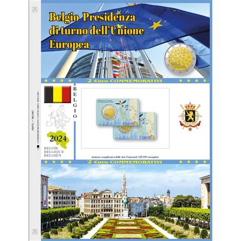 Aggiornamento Foglio Euro Commemorativi Blister Singolo Belgio