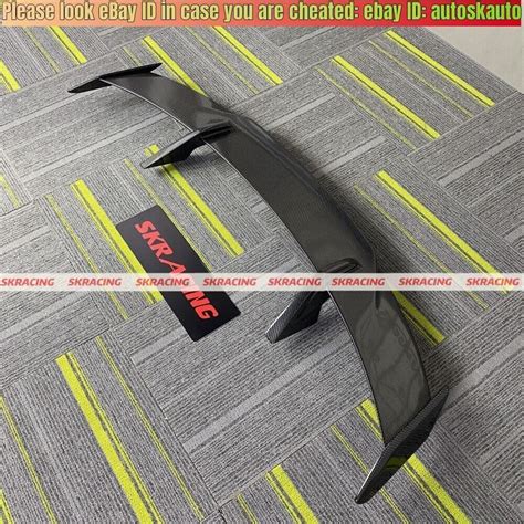 GT STYLE CARBON FIBER DUCKBILL TRUNK SPOILER WING FOR 2010 2016 GENESIS