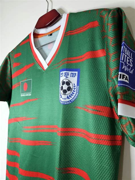 Bangladesh Football Home Jersey 2024 || Authentic BD Football Jersey ...