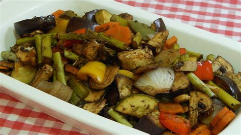 Receta Muy Facil Y Sana De Verduras Deliciosas Asadas Sin Aceite