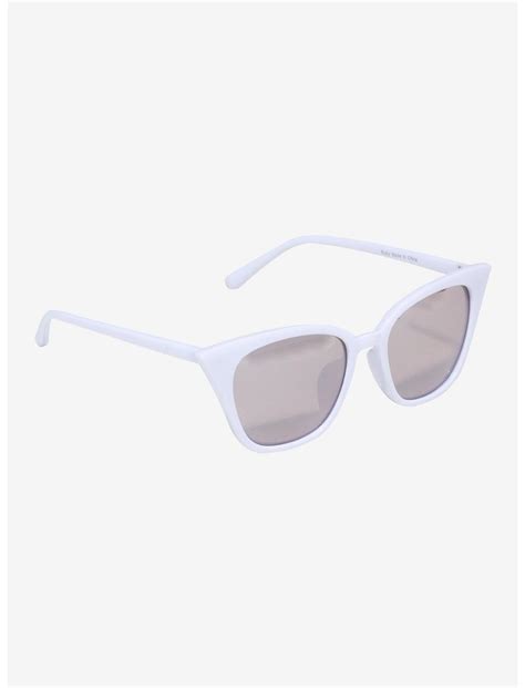 White Cat Eye Sunglasses Hot Topic