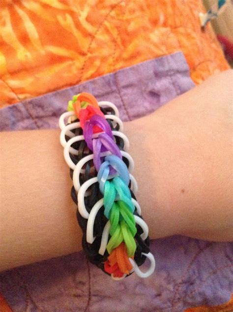 Sailors Pinstripe Rainbow Loom Bracelet Rainbow Loom Bracelets