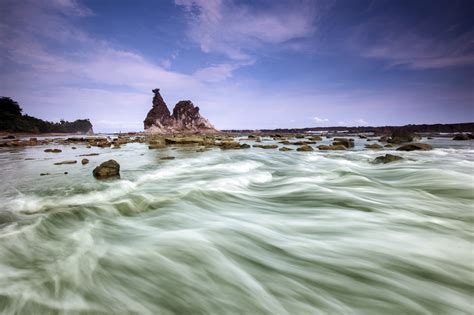 Gambar Alam Pasir Batu Lautan Awan Gelombang Sungai