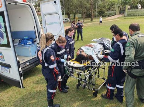 Mulher Tem Perna Amputada Em Acidente M Quina Colheitadeira