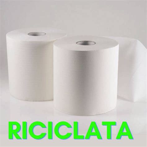 Rotolone Bobina Carta Industriale 800 Strappi Riciclata