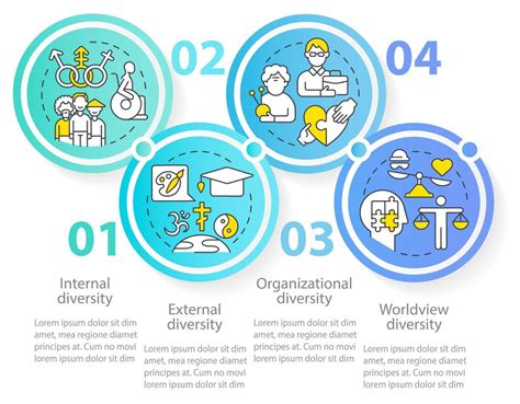 Workplace diversity circle infographic template 16090111 Vector Art at ...