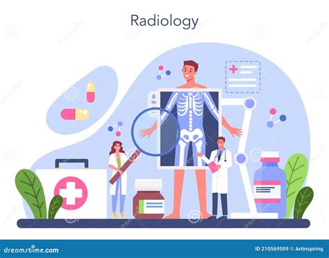 Concepto Radiológico Idea De Atención Médica Y Diagnóstico De La