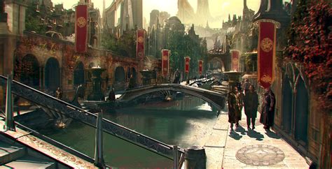 ArtStation - Thor Ragnarok Asgard, emmanuel shiu | Concept art, Fantasy ...