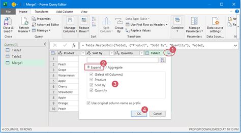 Power Query Compare Two Tables In Excel