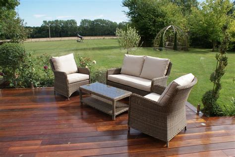 Maze Rattan Winchester Heritage Square Sofa Set Cheshire Sandstone