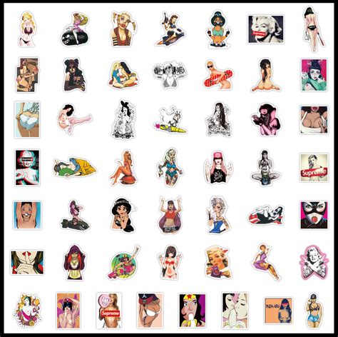 100 Pcspack Sexy Stickersfor Etsy