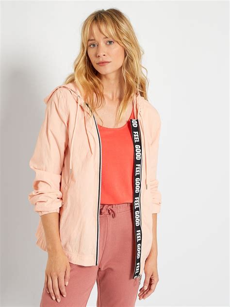 Blouson Coupe Vent Rose Kiabi 16 00