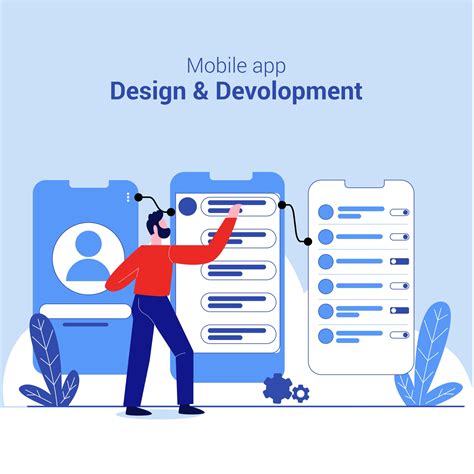 Mobile App Development Illustration Concept Vector 2737796 Vector Art