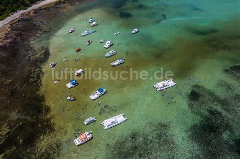 Punta Cana Aus Der Vogelperspektive Bucht Entlang Der Meeres K Ste