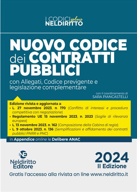 Nuovo Codice Dei Contratti Pubblici Plus