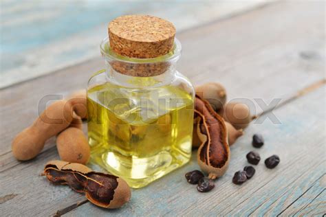 Essential Tamarind Oil Stock Image Colourbox