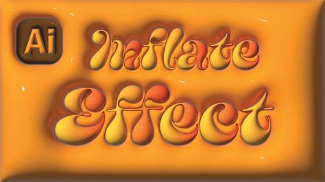 How To Create An Inflate 3d Effect In Illustrator Step By Step Tutorial