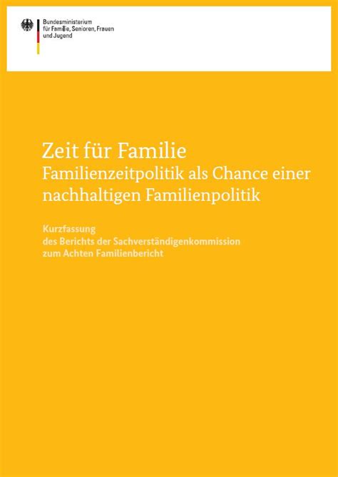 Bmfsfj Zeit F R Familie