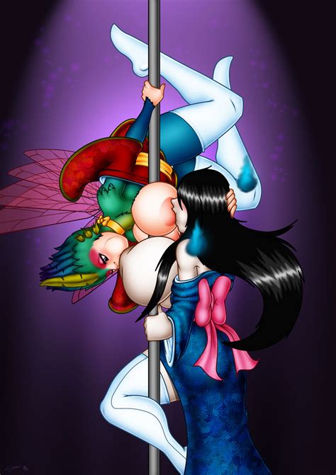 KINK Kimono Pole Dance By Evil Rick Hentai Foundry