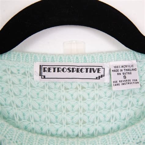 Retrospective Sweaters 8s Retrospective Seafoam Green Knit Crew