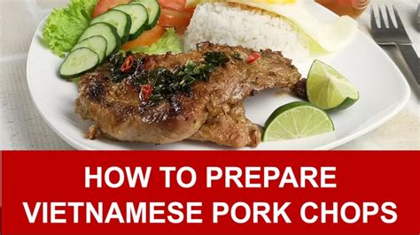 Vietnamese Pork Chops Recipe With Lemongrass Youtube