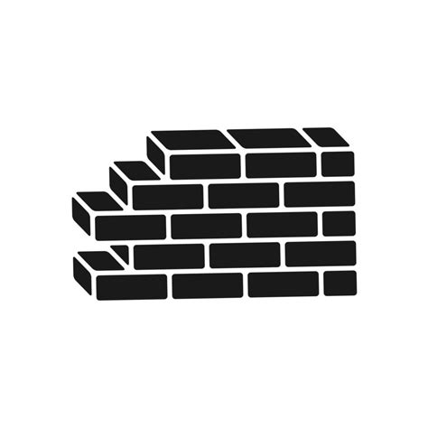 Brick Wall Icon Vector Illustration In Trendy Flat Design 11564977