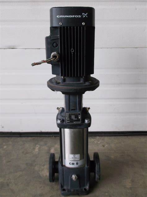 Grundfos Vertical Multistage Centrifugal Pump Cr A Fgj A E Hqqe