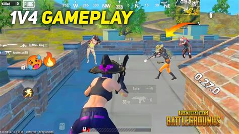 FASTEST CLUTCHES 1V4 GAMEPLAY SOLO VS SQUAD PUBG MOBILE LITE