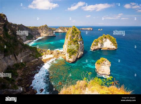 Luftbild Von Nusa Penida Beach Fotos Und Bildmaterial In Hoher