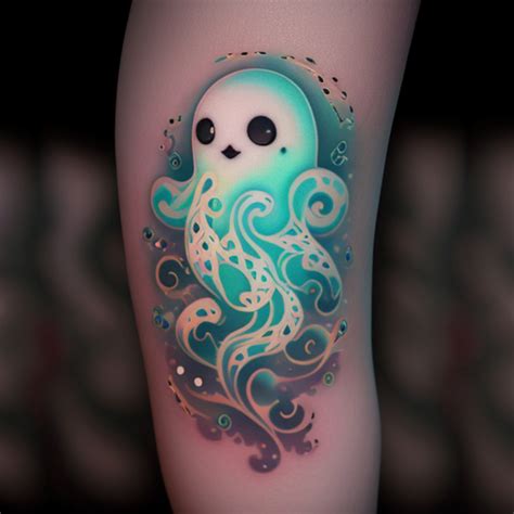 62 Cute Ghost Tattoo Ideas - TattooClue.com