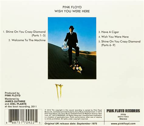 Pink Floyd E A História Por Trás Da Capa De Wish You Were Here